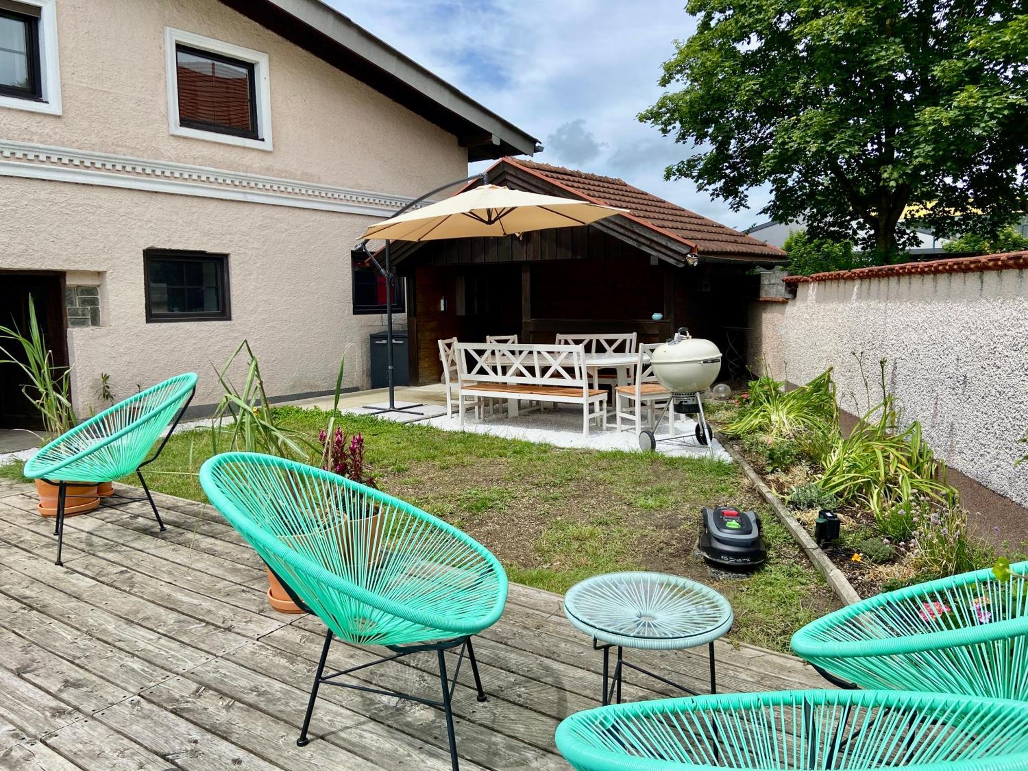 Baeckerhaus - Wohnung Mit Pool Und Garten Gmunden Luaran gambar